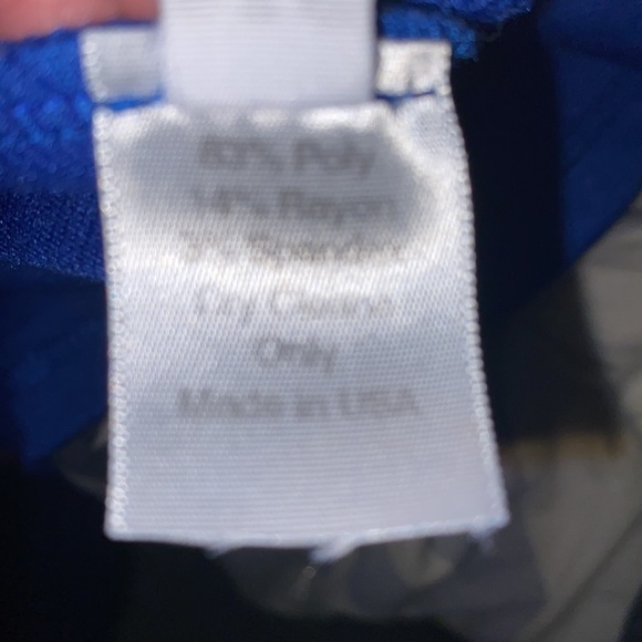 Cut & Sew Blue Dress - Picture 6 of 6